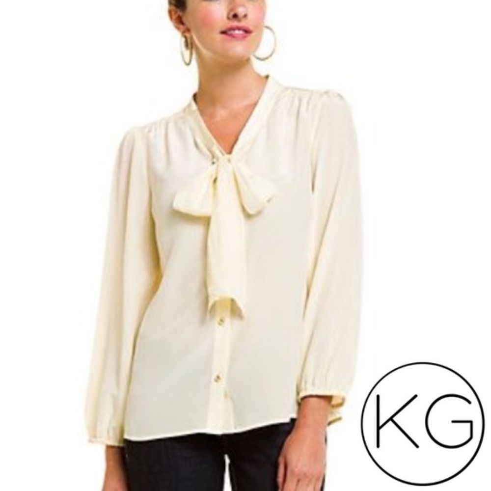 Lilly Pulitzer Austin Blouse Creamy Yellow